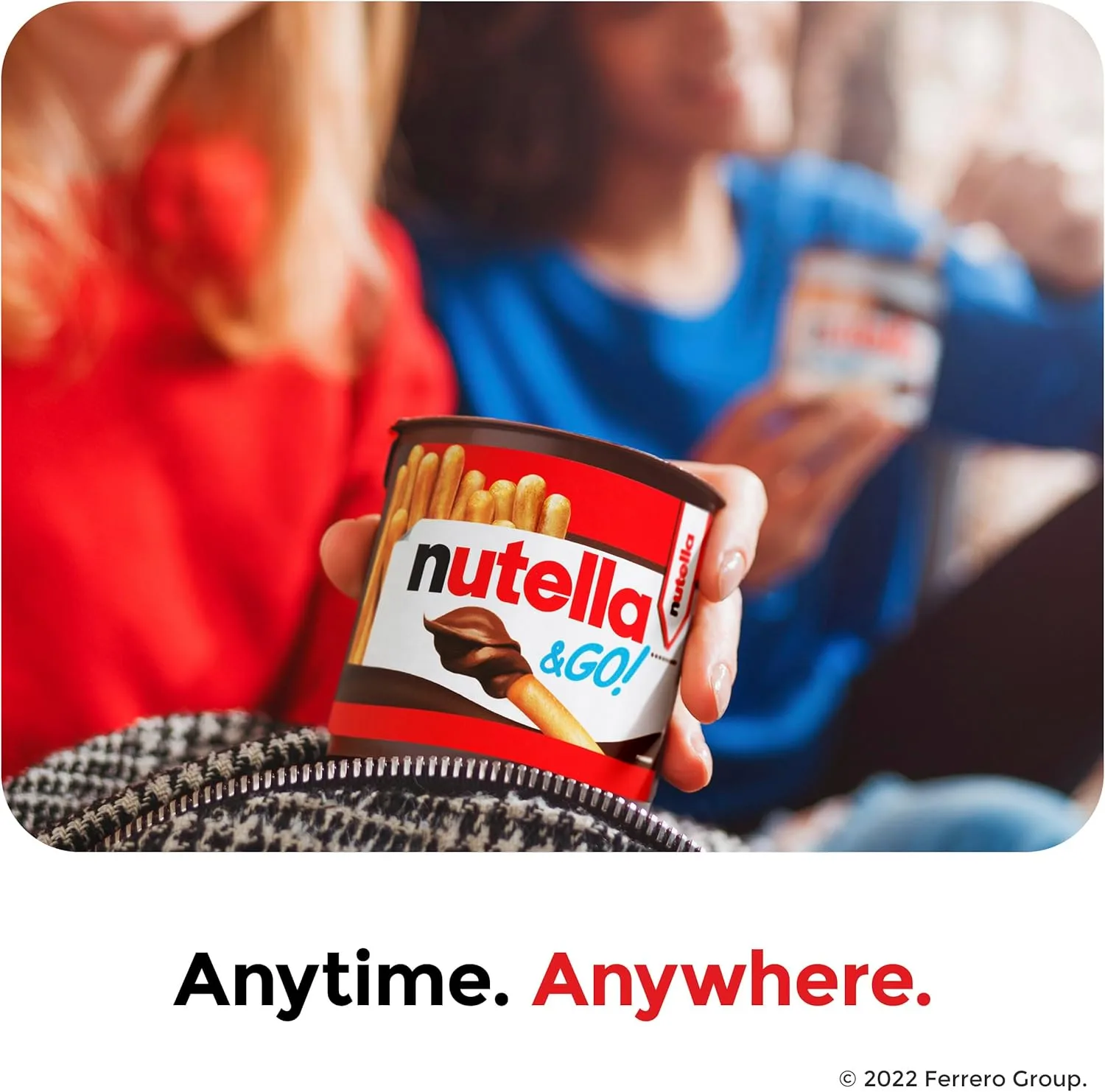 Nutella & GO! Hazelnut and Cocoa Spread with Breadsticks, Snack Cup, 1.8 oz Hazelnut 1.8 Ounce (Pack of 1)