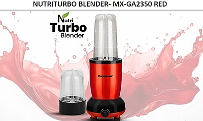 Panasonic Nutri Turbo Blender MX-GA2350 Red