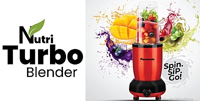 Panasonic Nutri Turbo Blender MX-GA2350 Spin Sip Go