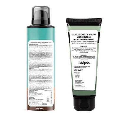 Nuutjob - Nuutjob Hair Removal Foam Spray & Nuutguard Liquid Powder Combo - Quick 200gm+100gm