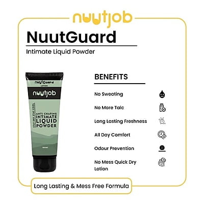 Nuutjob - Nuutjob Hair Removal Foam Spray & Nuutguard Liquid Powder Combo - Quick 200gm+100gm