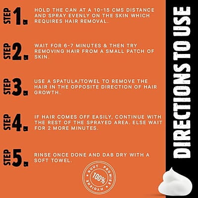 Nuutjob - Nuutjob Hair Removal Foam Spray & Nuutguard Liquid Powder Combo - Quick 200gm+100gm