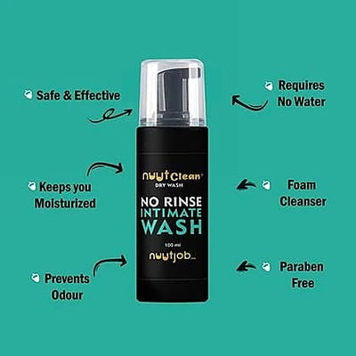 Nuutjob - Nuutclean No Rinse Intimate Moisturizing Dry Wash 100ml