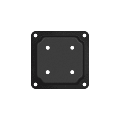 NUVO Black 4″x4″ Heavy Duty Wood Post Connector Plate NUVO Black 4″x4″ Heavy Duty Wood Post Connector Plate