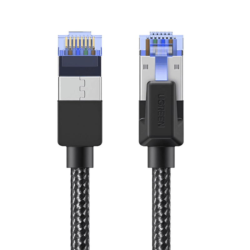 UGREEN Cat8 Nylon Braided Ethernet Cable - 40Gbps with Modular Plugs - 2m