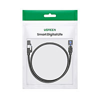 UGREEN Cat8 Nylon Braided Ethernet Cable - 40Gbps with Modular Plugs - 2m