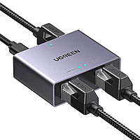 UGREEN 1-to-2 Gigabit Ethernet Splitter, 1000Mbps LAN Network Adapter