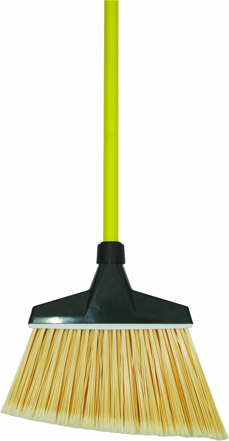 O-Cedar Commercial Maxi Plus Professional Angle Broom with Flagged Bristles 51 in - Pack of 4