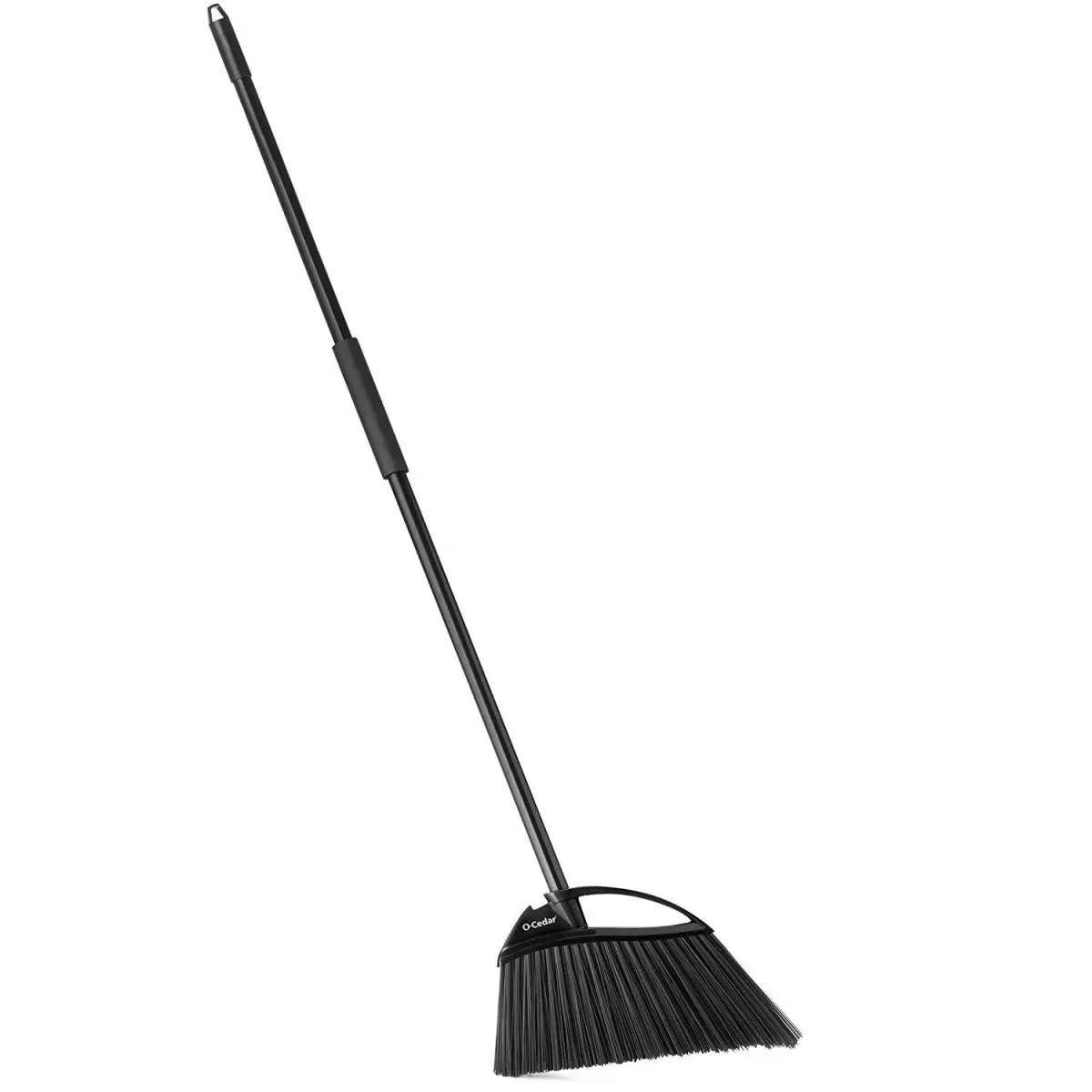 O-Cedar PowerCorner Outdoor Angle Broom, 55 in, Black