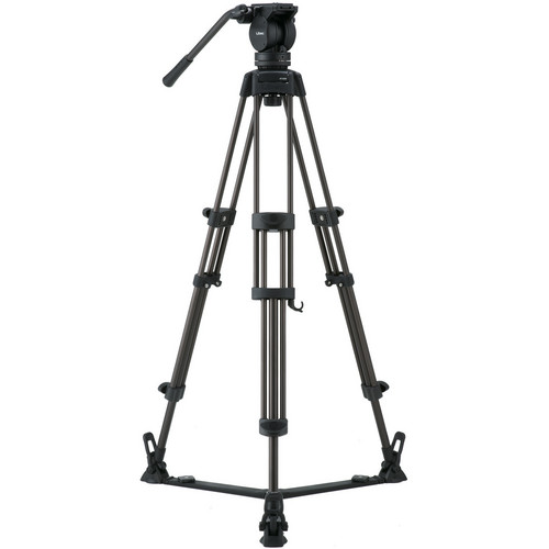 Libec LX10 M Two-Stage Aluminum Tripod System and H65B Head and Mid-Level Spreader