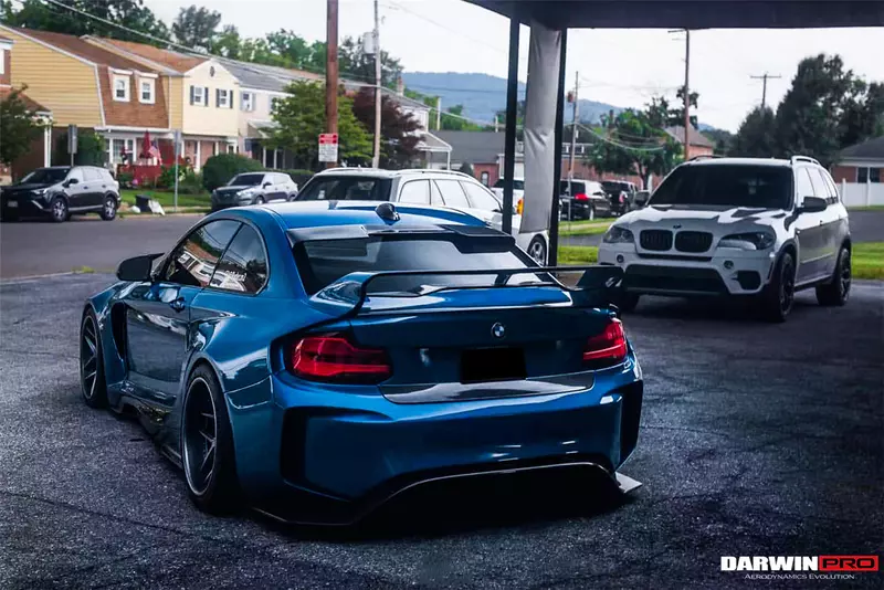 BMW M2 F87 & 2 Series F22 VR Style Carbon Fiber Roof Spoiler | 2014–2021