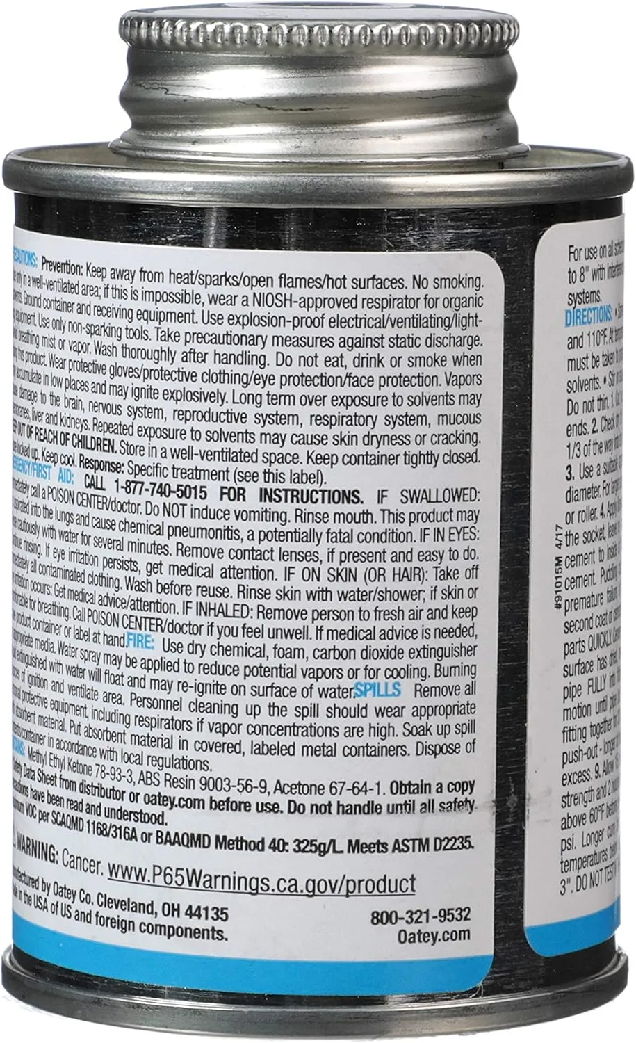 Oatey 4 oz. ABS Black Cement