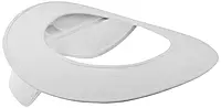 OccuNomix 898-008 Hard Hat Shade, Cotton, White (One Size)