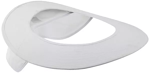 OccuNomix 898-008 Hard Hat Shade, Cotton, White (One Size)