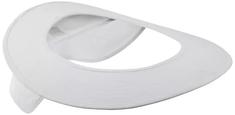 OccuNomix 898-008 Hard Hat Shade, Cotton, White (One Size)