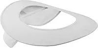 OccuNomix 898-008 Hard Hat Shade, Cotton, White (One Size)