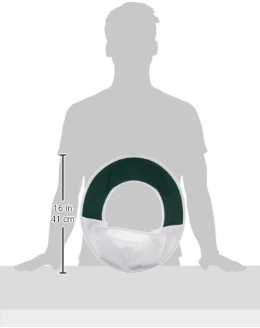 OccuNomix 898-008 Hard Hat Shade, Cotton, White (One Size)