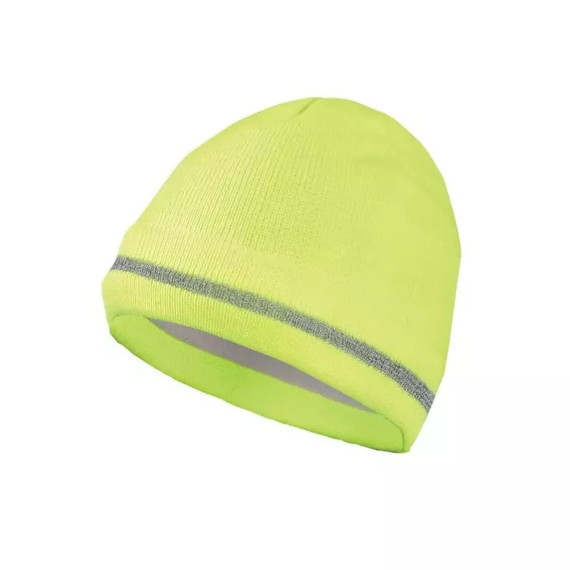 Occunomix Hi-Vis Yellow Hi-Viz Knit Cap With Polyester Lining One Size Fits Most