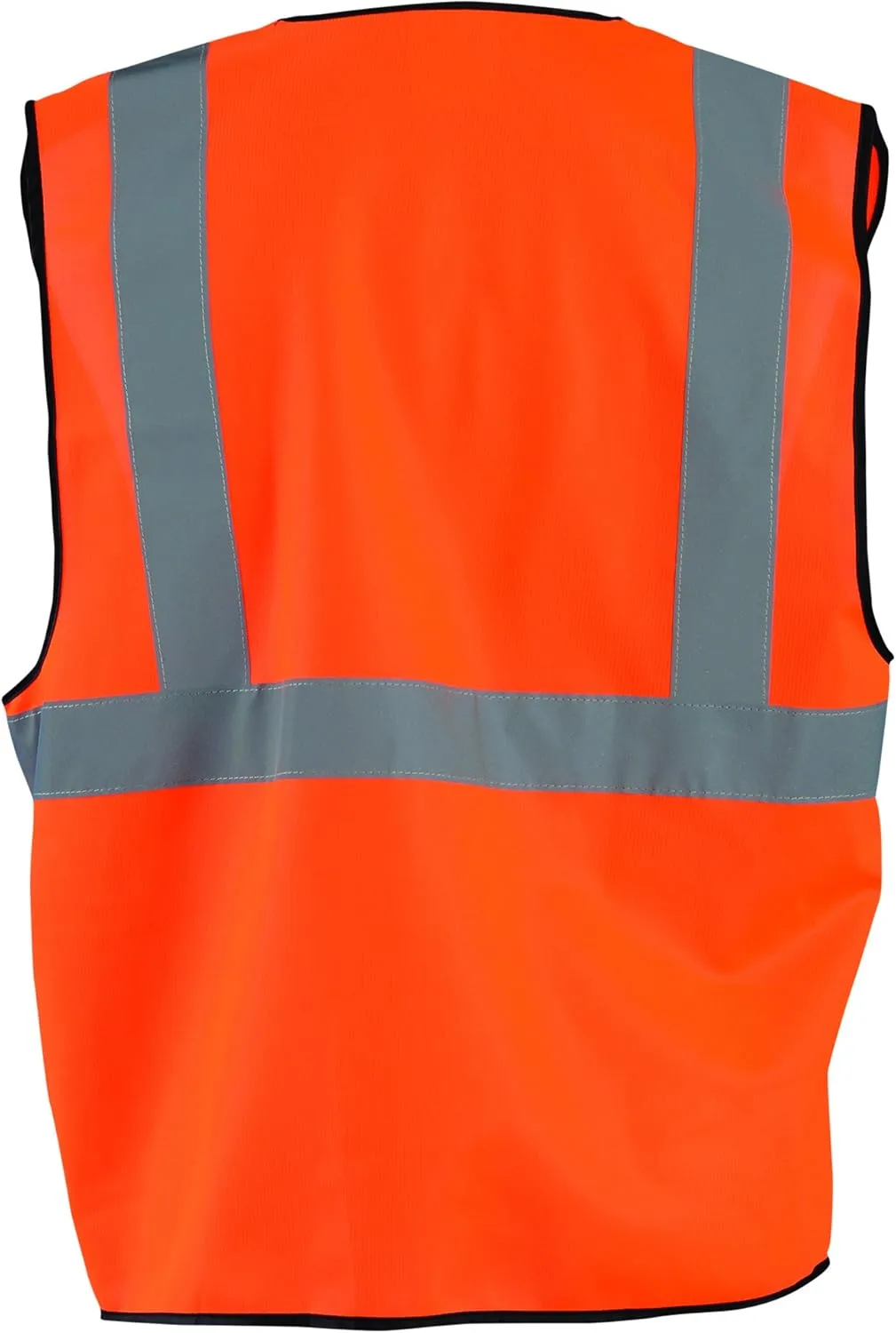 OccuNomix mens Class 2 Solid / Single Stripe / Hook & Loop Large / X-Large Orange