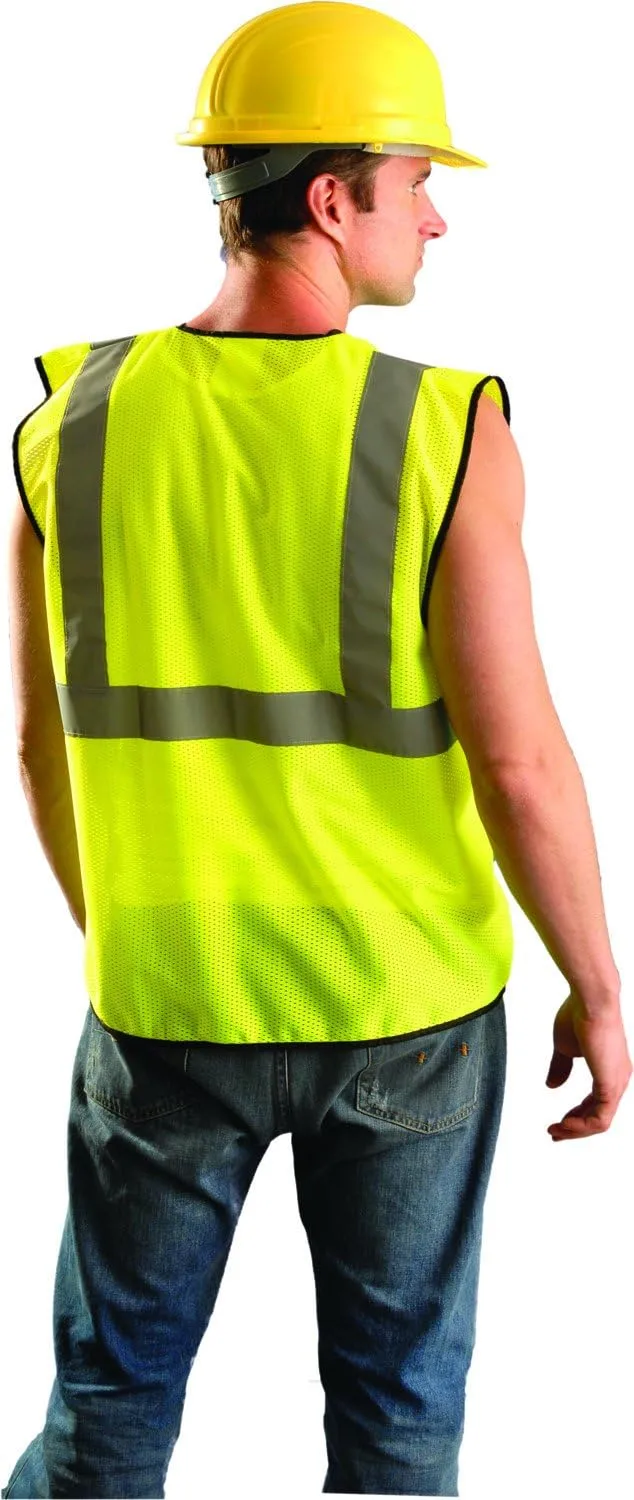 OccuNomix ECO-GCZ-Y2/3X High Visibility Safety Vest, Class 2, 2X/3X