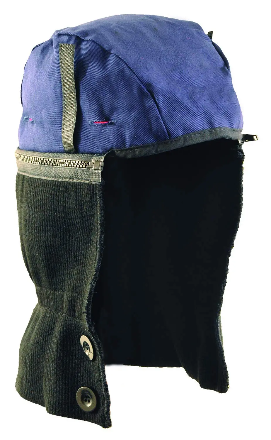 OccuNomix mens Fleece Lined / 2 Layers 2-way Premium Shoulder Length Two Way Winter Liner, Navy