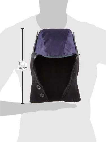 OccuNomix mens Fleece Lined / 2 Layers 2-way Premium Shoulder Length Two Way Winter Liner, Navy