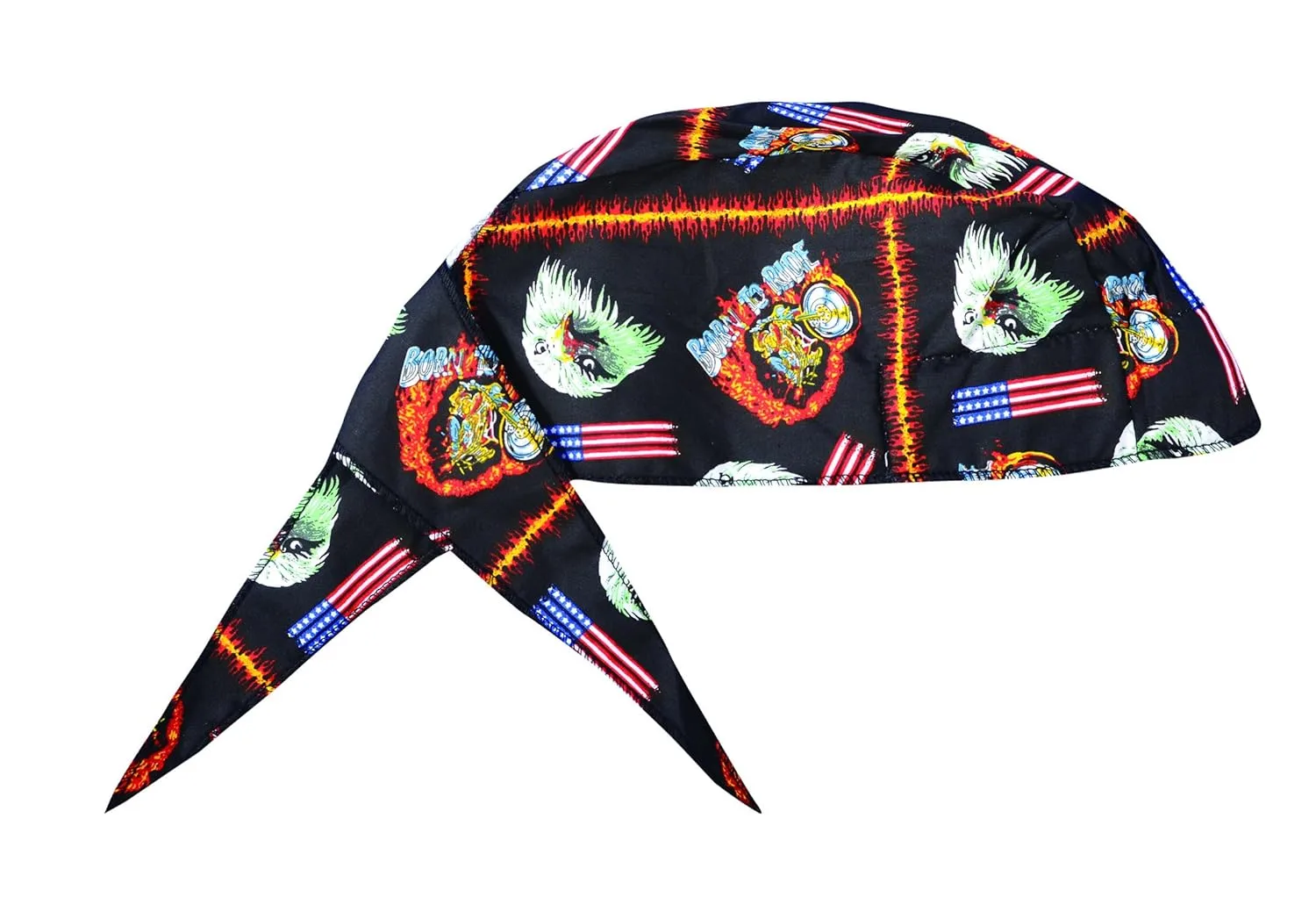 OccuNomix Motorbike Tuff Nougies Cotton Doo Rag Bandana, Pack of 1 (TN6-MOT)