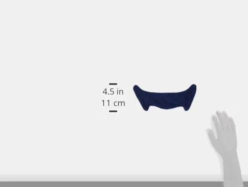 OccuNomix Blue Terry Toppers Cotton Terry Clip Hard Hat Sweatband, Navy, 880-01
