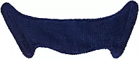 OccuNomix Blue Terry Toppers Cotton Terry Clip Hard Hat Sweatband, Navy, 880-01