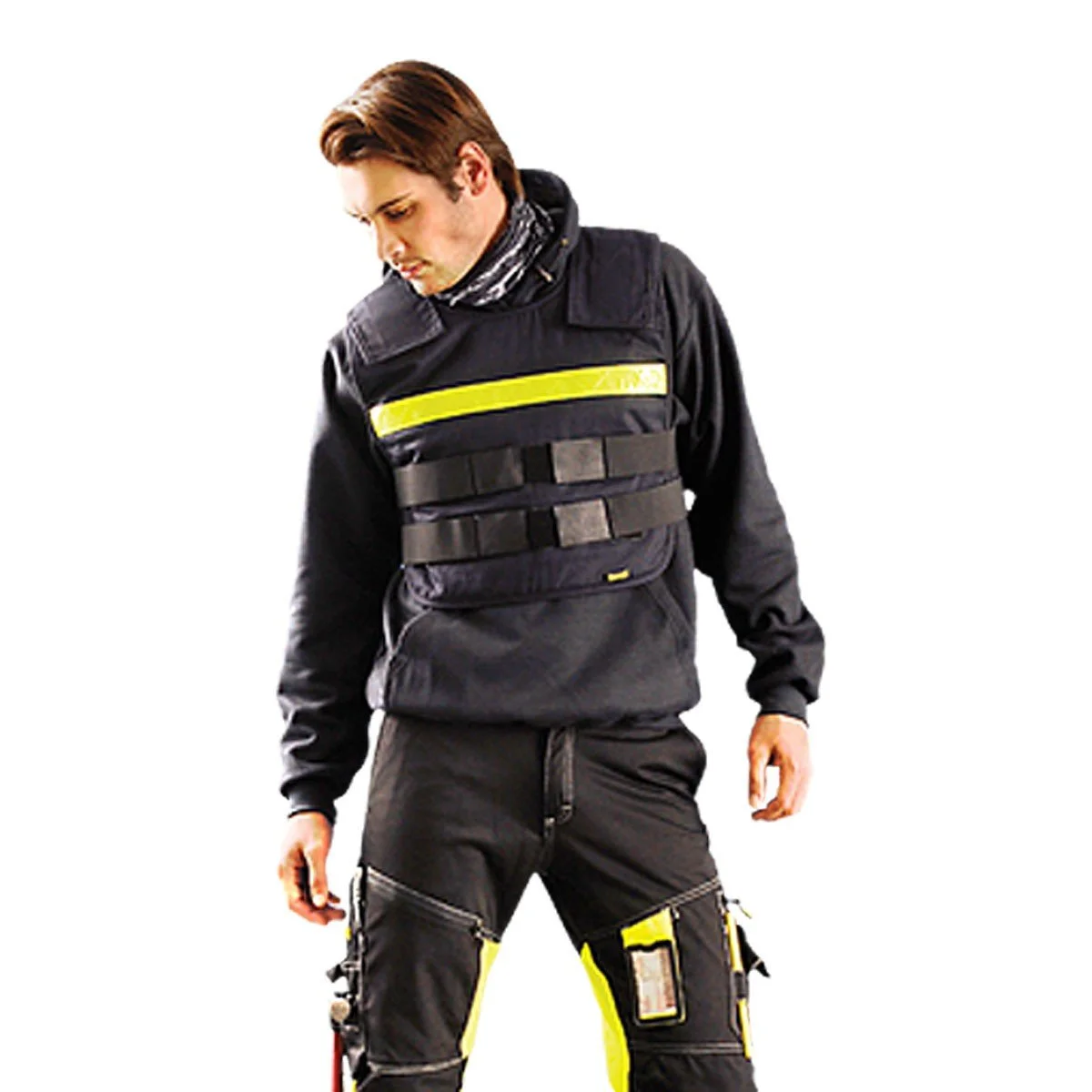 Occunomix PC1 Classic Phase Change Cooling Vest with Gross Tape, HRC 1, Black