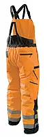 OccuNomix LUX-WBIB-OXL High Visibility Cold Weather Waterproof Bib Pants, Quilted Thermal Insulation, 7 Pockets, Class E