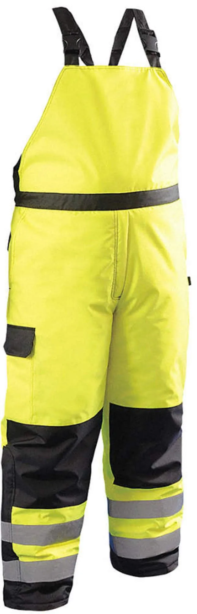 OCCUNOMIX Yellow Rain Bib Overall, 4XL - Cold Weather, ANSI Class E