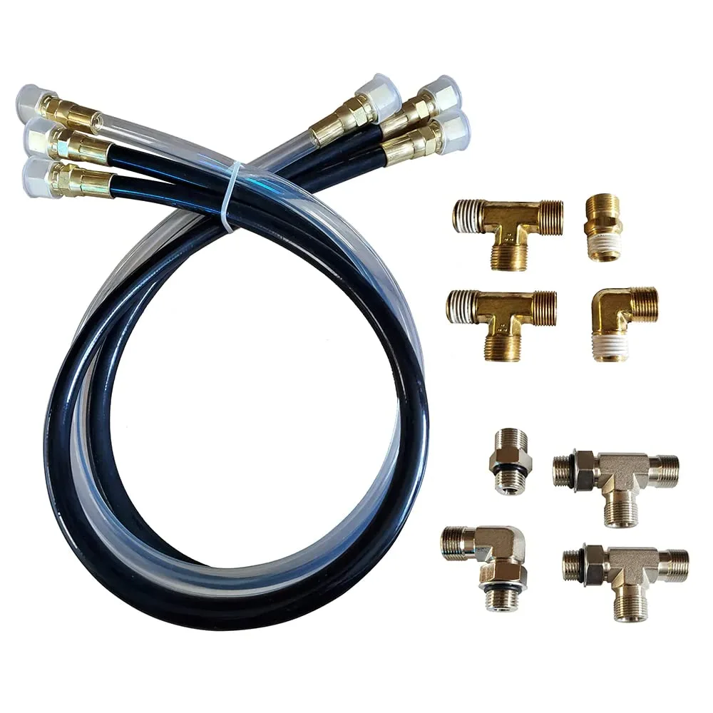 Octopus Autopilot Drives OC17SUK42, 30" Hose & Fitting Kit Including Orb NPT Helm Fittings,One