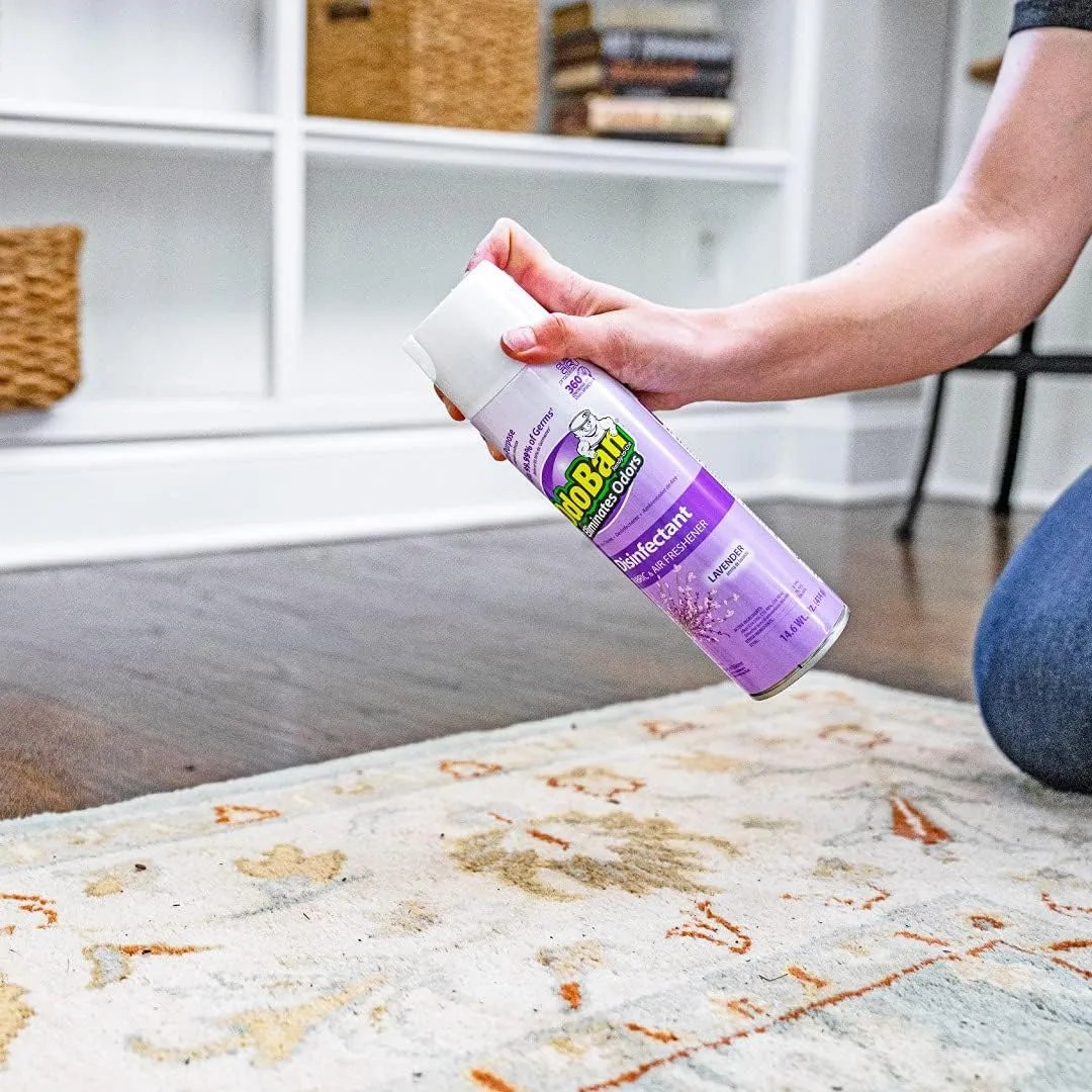 OdoBan Ready-to-Use 360-Degree Continuous Spray Disinfectant & Harsh Aroma Eliminator, Fabric and Air Freshener