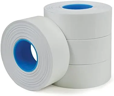 Office Depot® Brand 1-Line Price-Marking Labels, White, 1,200 Labels Per Roll, Pack Of 4 Rolls