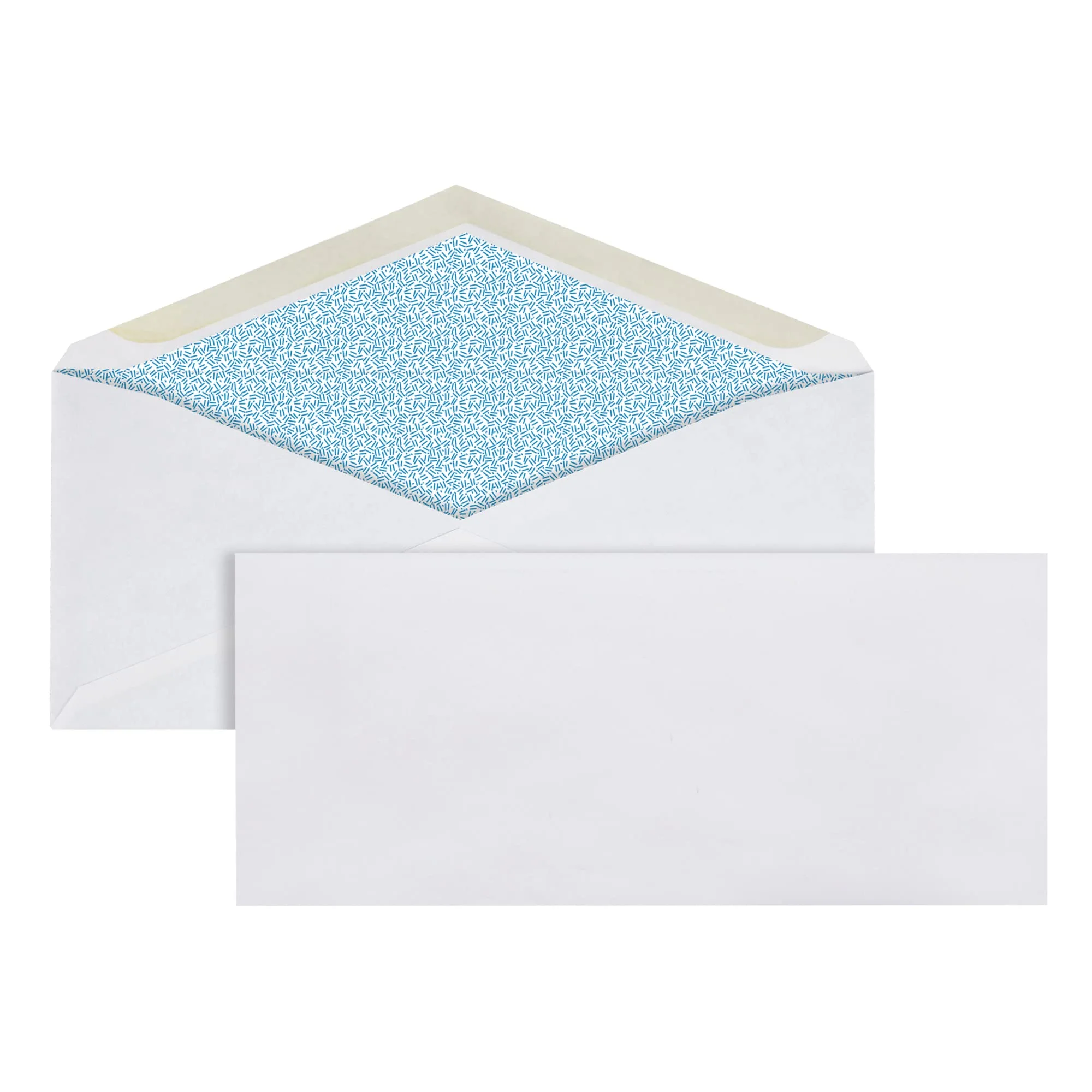 Office Depot #10 Security Envelopes, White, Box of 500