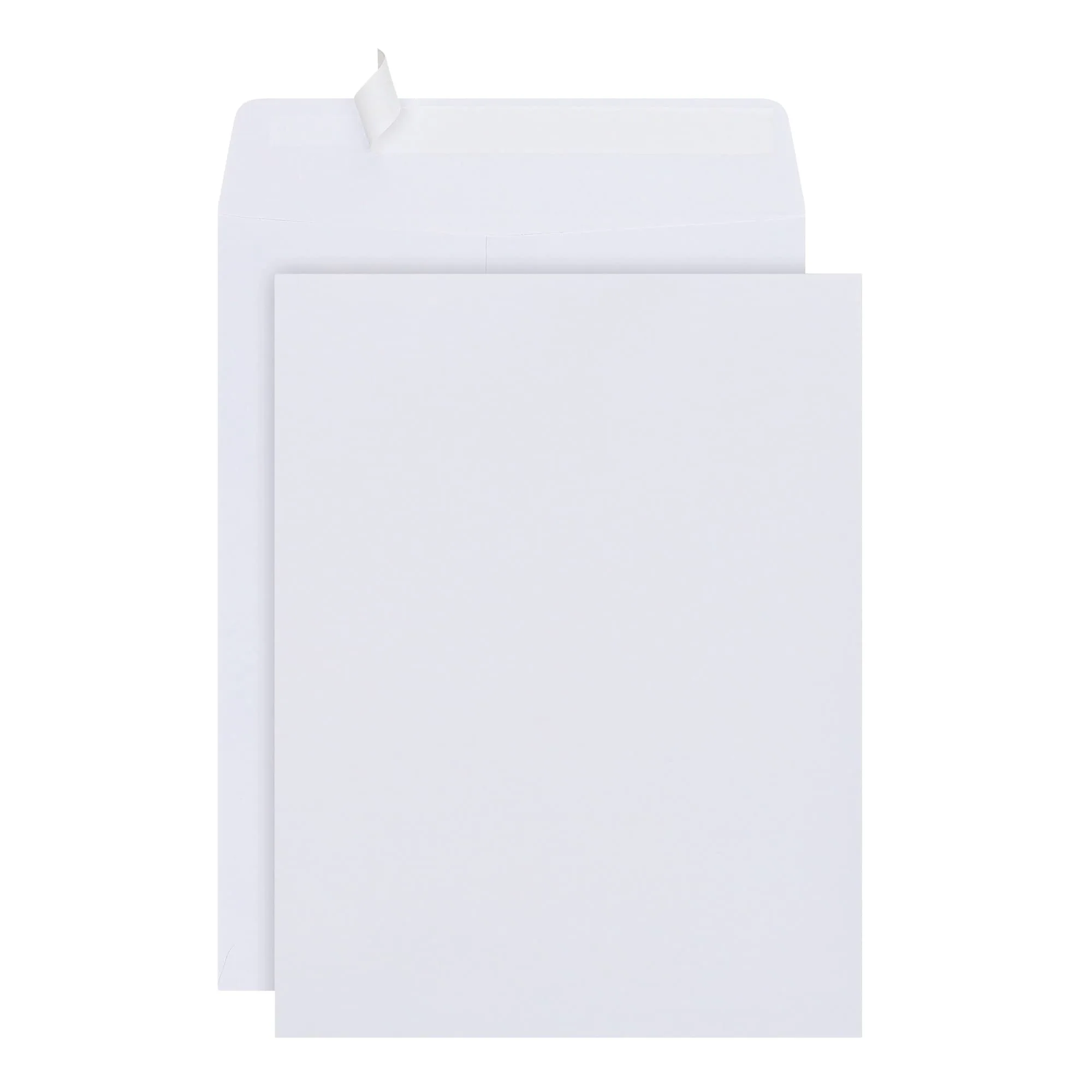 Office Depot Clean Seal Catalog Envelopes, 10in x 13in, White, Pack of 100