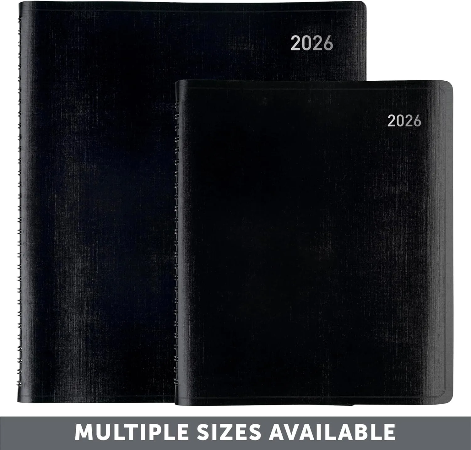Office Depot Brand 13-Month Monthly Planner, 7" x 9", Black, January 2026 to January 2027, OD71110026