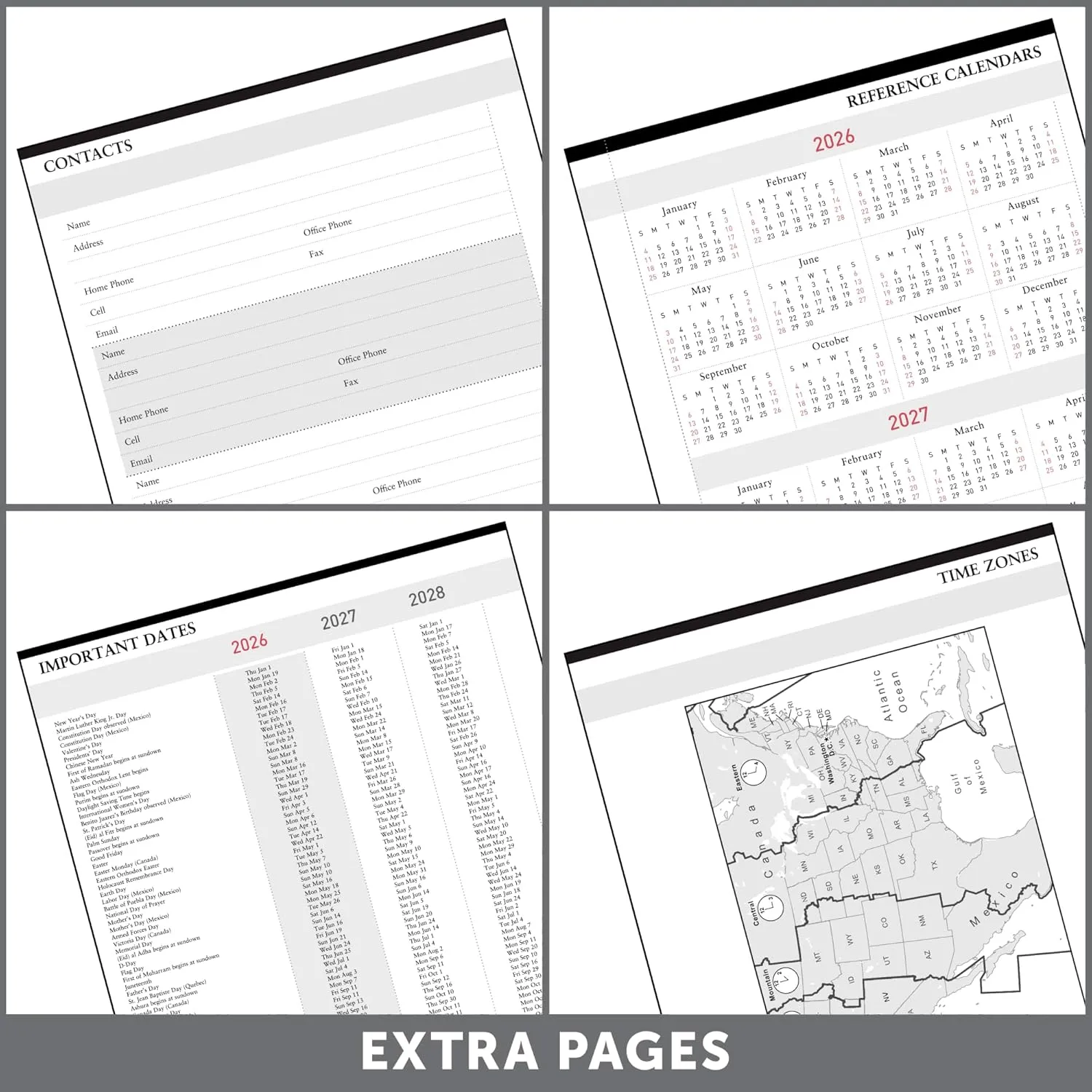 Office Depot Brand 13-Month Monthly Planner, 7" x 9", Black, January 2026 to January 2027, OD71110026