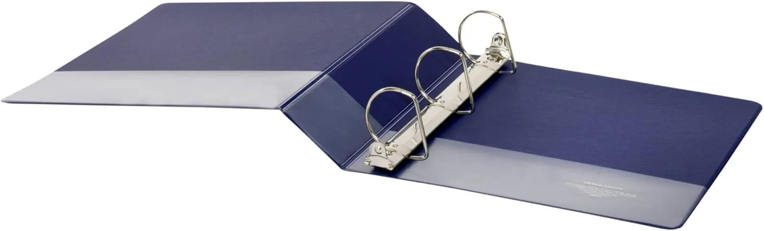 Office Depot® Brand Durable D-Ring View Binder, 2" Rings, 60% Recycled, Blue