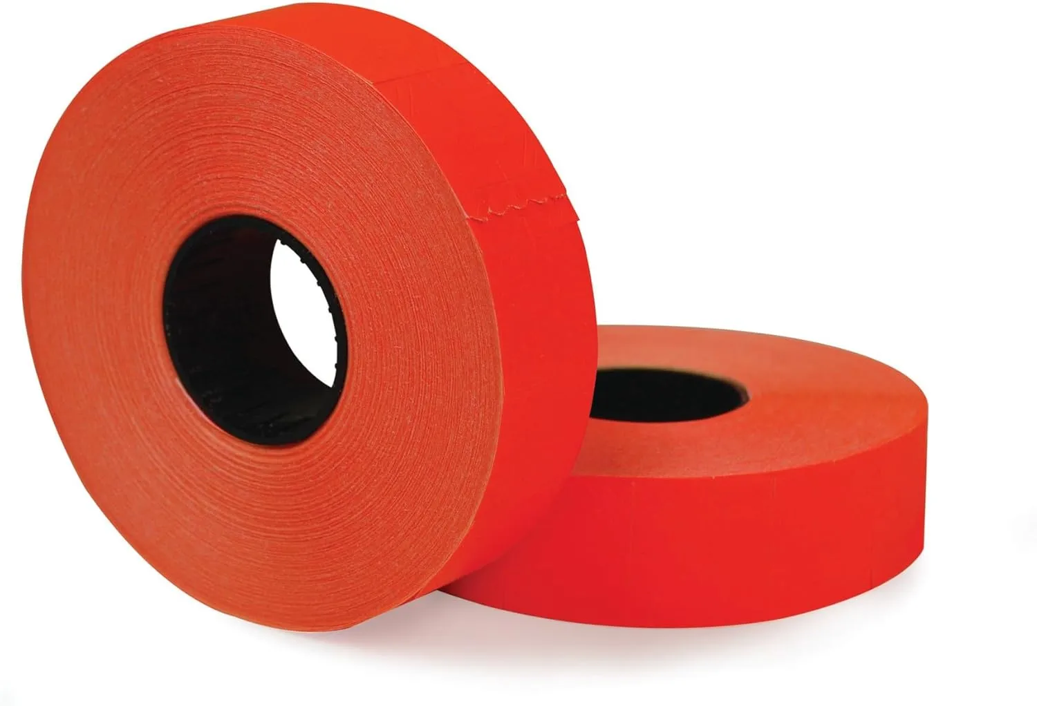 Office Depot Brand 2-Line Price-Marking Labels, Red, 1,750 Labels Per Roll, Pack Of 2 Rolls