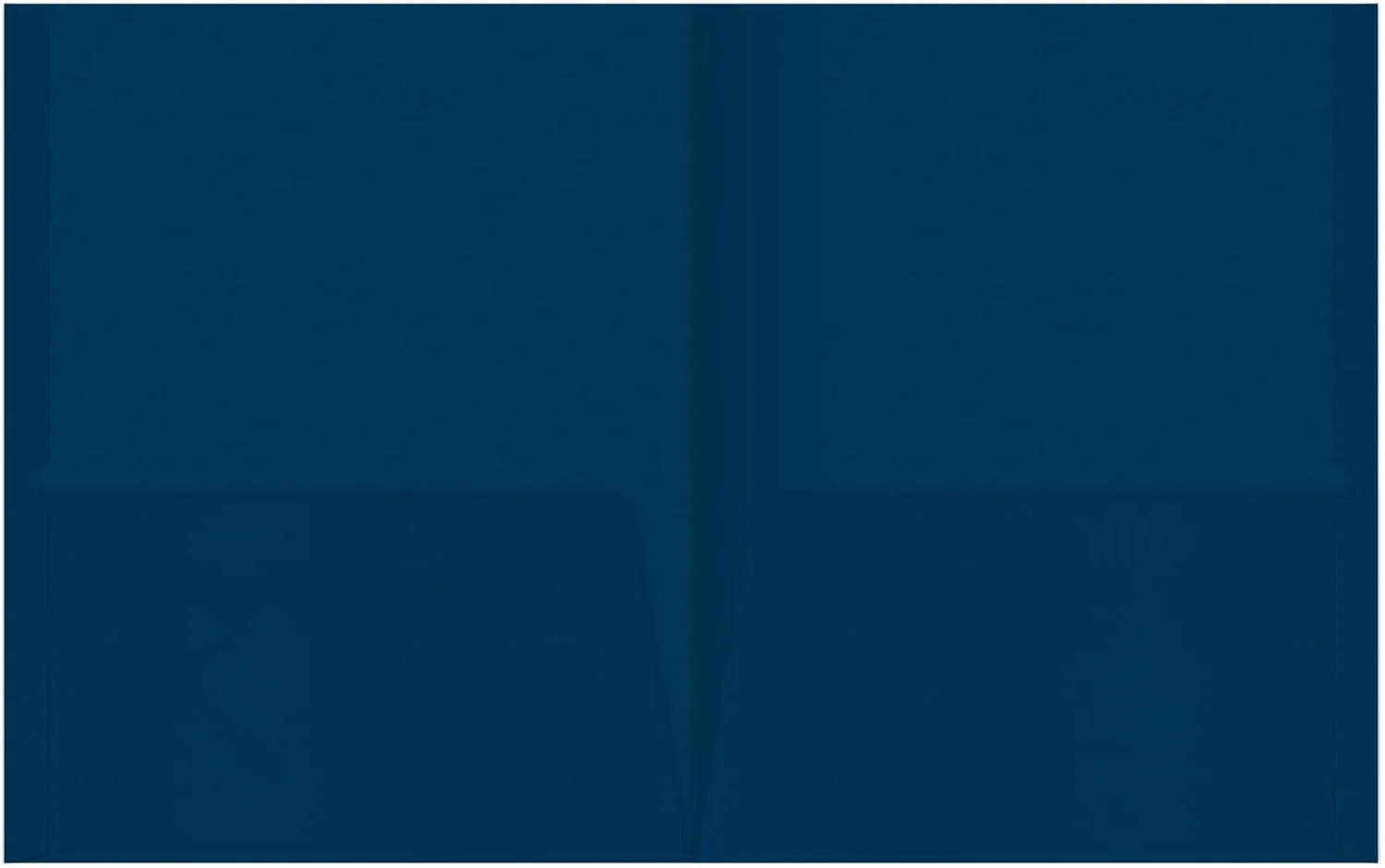 Office Depot® Brand 2-Pocket Paper Folders, Dark Blue, Pack of 25