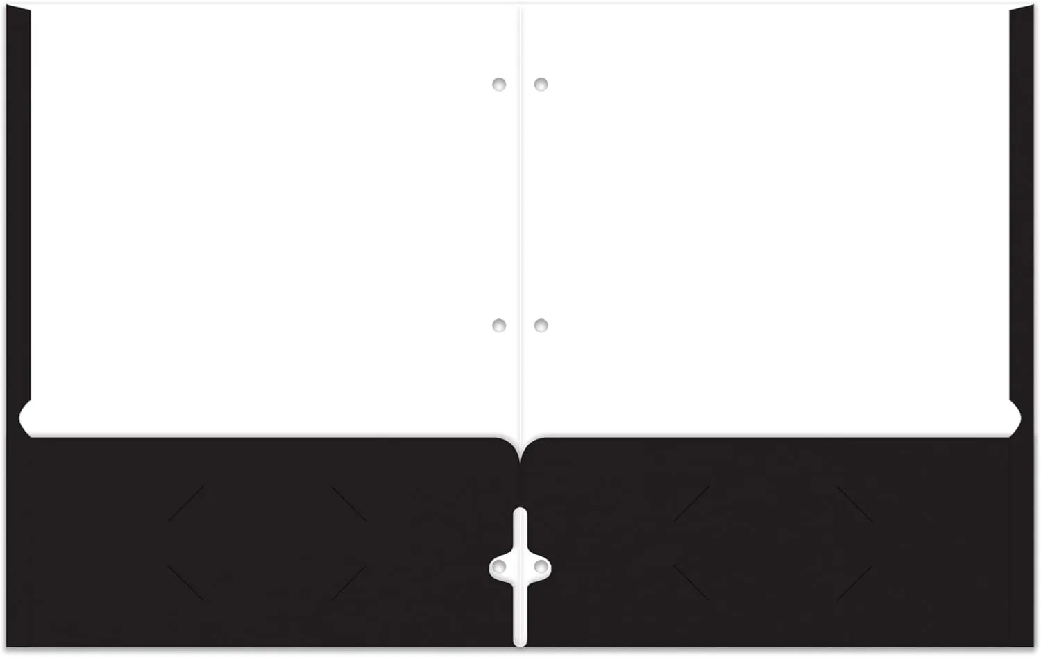 Office Depot® Brand 2-Pocket School-Grade Paper Folder, Letter Size, Black
