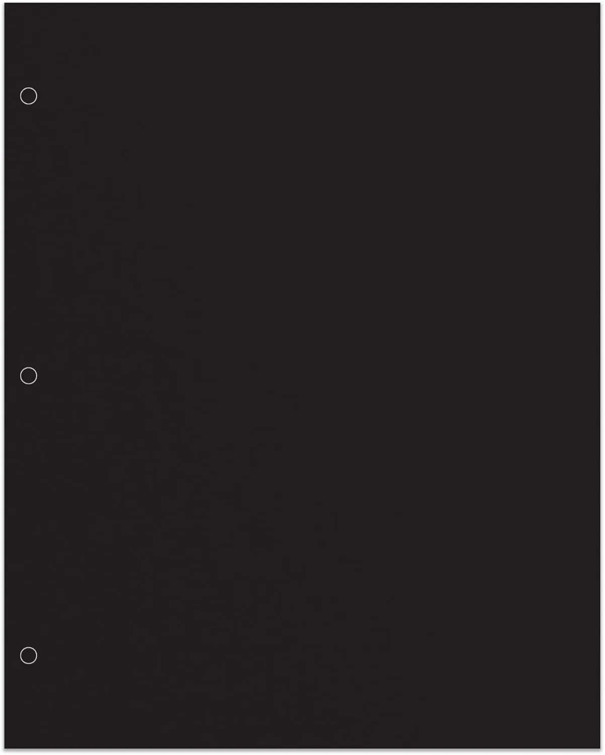 Office Depot® Brand 2-Pocket School-Grade Paper Folder, Letter Size, Black