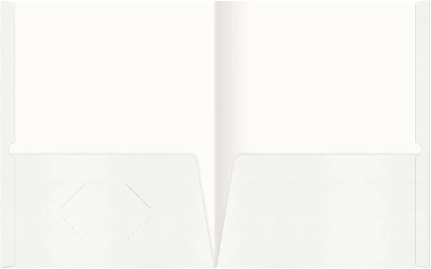 Office Depot® Brand 2-Pocket Paper Folders, Off-White, Pack of 25