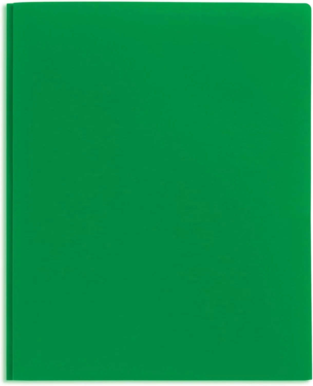 Office Depot® Brand 2-Pocket School-Grade Poly Folders With Prongs, 8-1/2" x 11", Assorted Colors, Pack Of 24