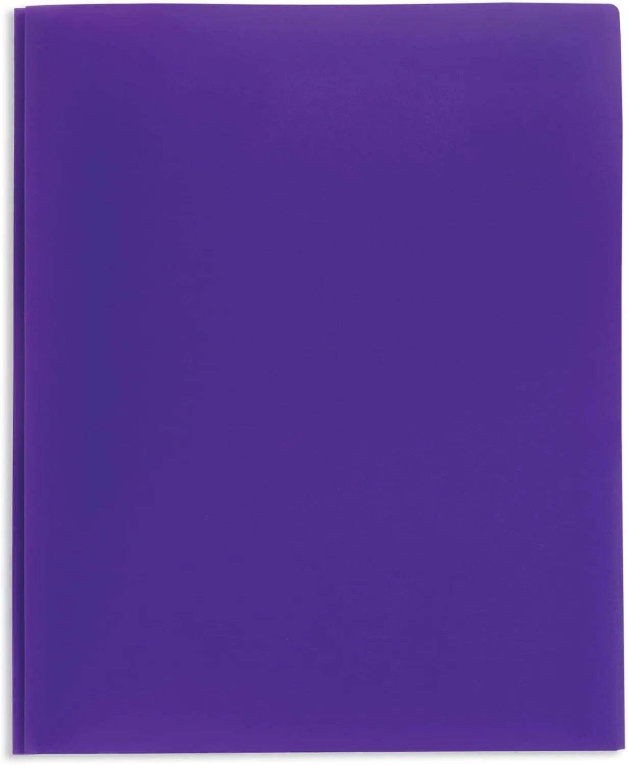 Office Depot® Brand 2-Pocket School-Grade Poly Folders With Prongs, 8-1/2" x 11", Assorted Colors, Pack Of 24