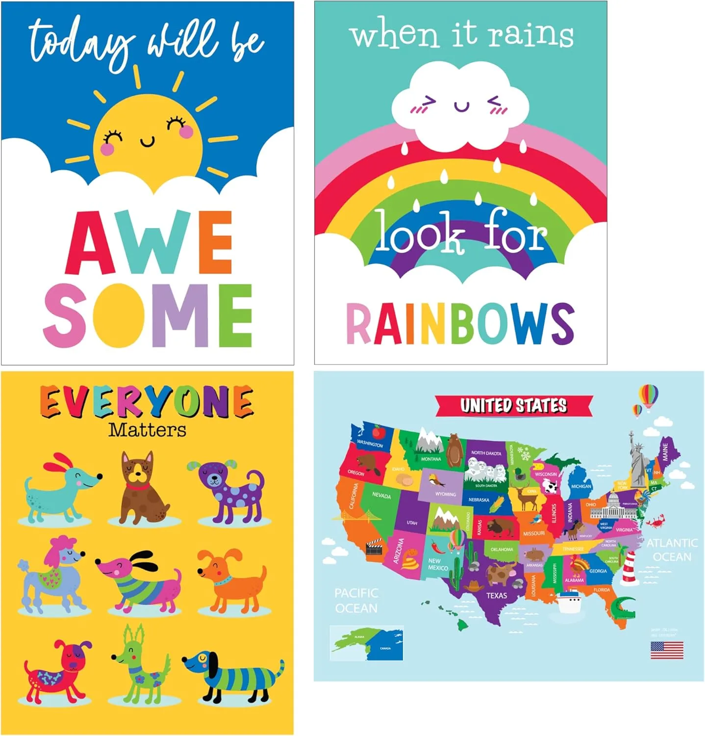 Office Depot® Brand 243-Piece Bulletin Board Kit, All Year Round