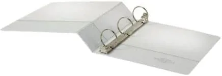 Office Depot Brand Durable View 3-Ring Binder, 2in Round Rings, White