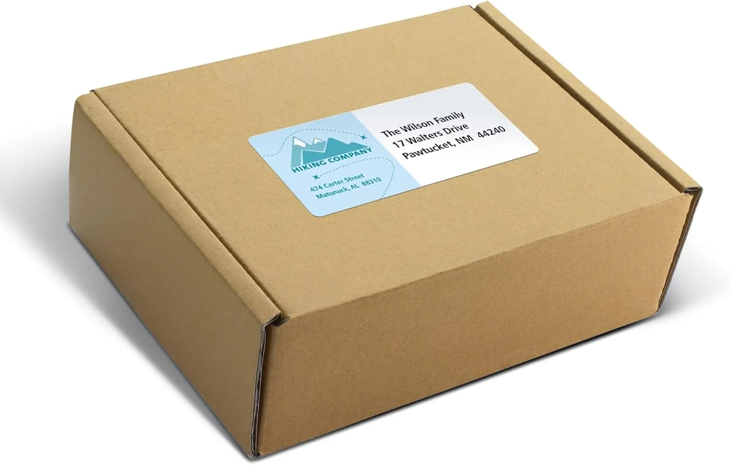 Office Depot White Laser Shipping Labels, 2in. x 4in., Pack of 2500, 505-O004-0020
